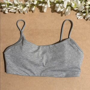 Vuori Halo Essential Bra Pale Grey Heather Small